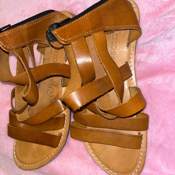 Women’s “Gladiator” leather sandals - Picture 3 of 10